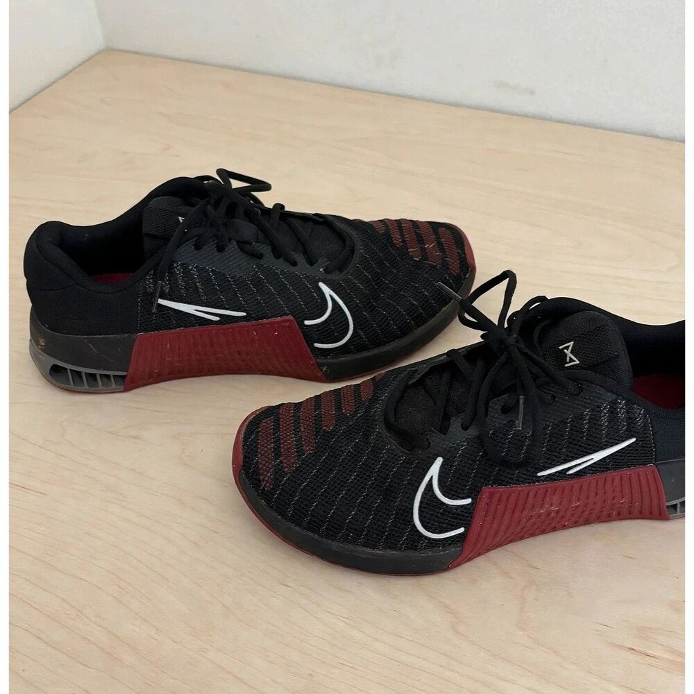 Nike Metcon 9 TB Men's Size 13 Black Red Cross Training Weightlifting Shoes